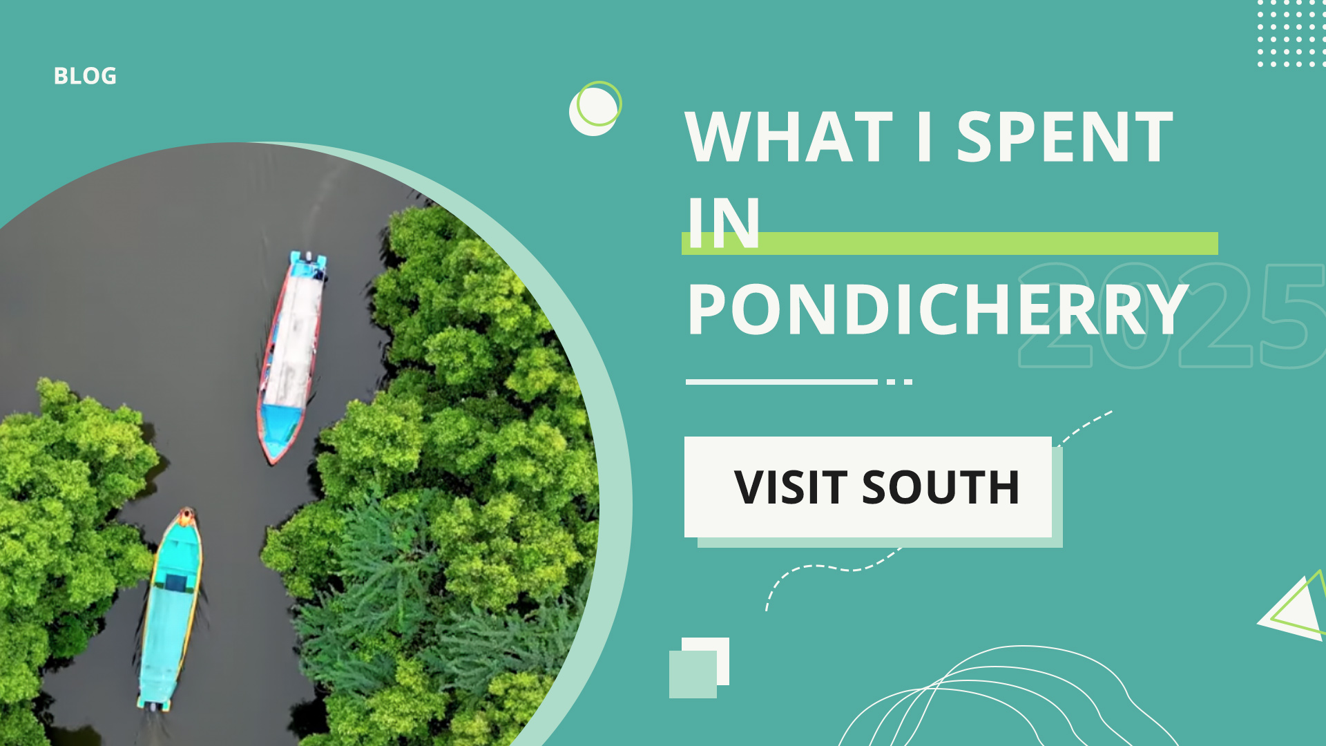 Rock Beach sunrise with walkers on the Promenade and pastel French‑style buildings, representing a budget‑friendly 3‑day Pondicherry trip.