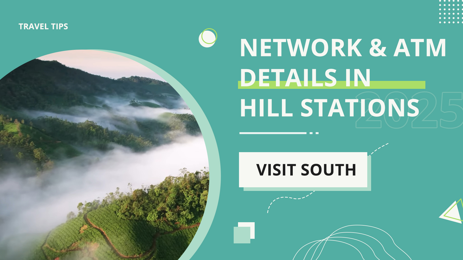 Traveller checking phone signal near a tea estate viewpoint in Munnar