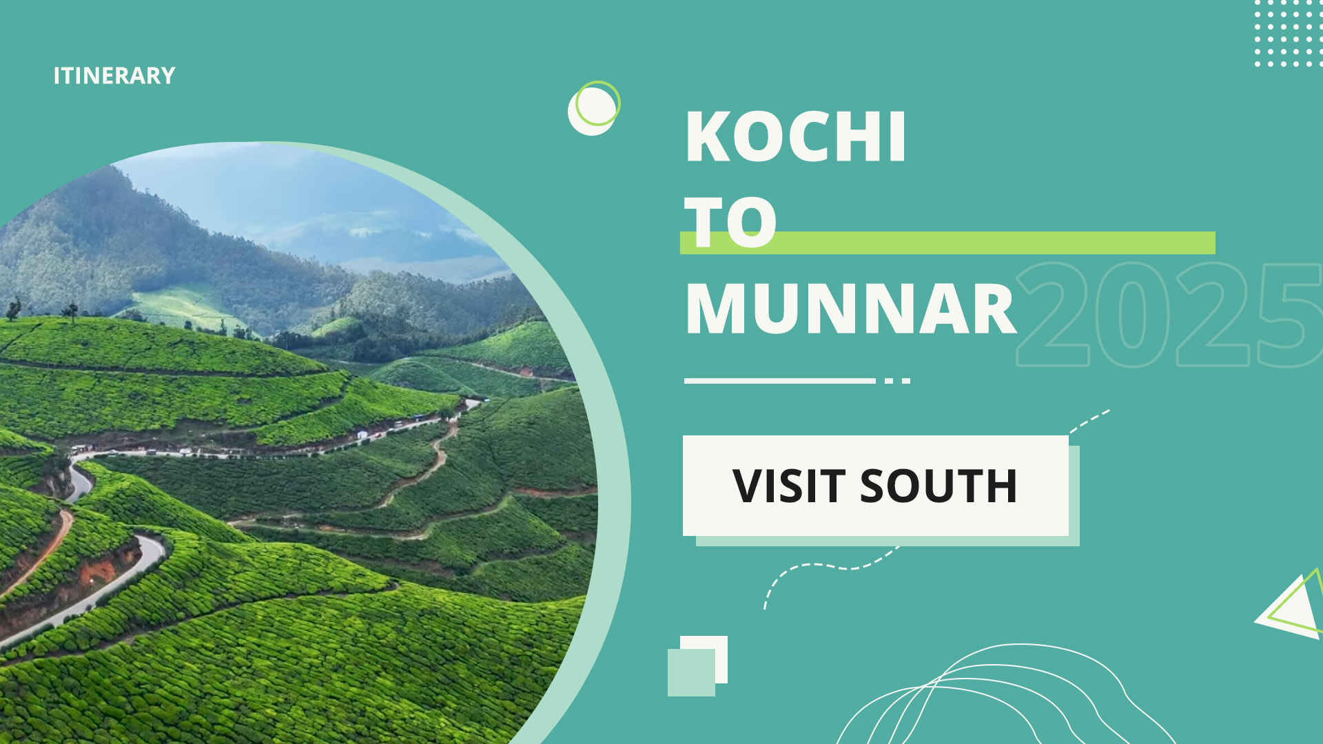 kochi to munnar 3 day itinerary with tea gardens viewpoints waterfalls best stays and costs 2025