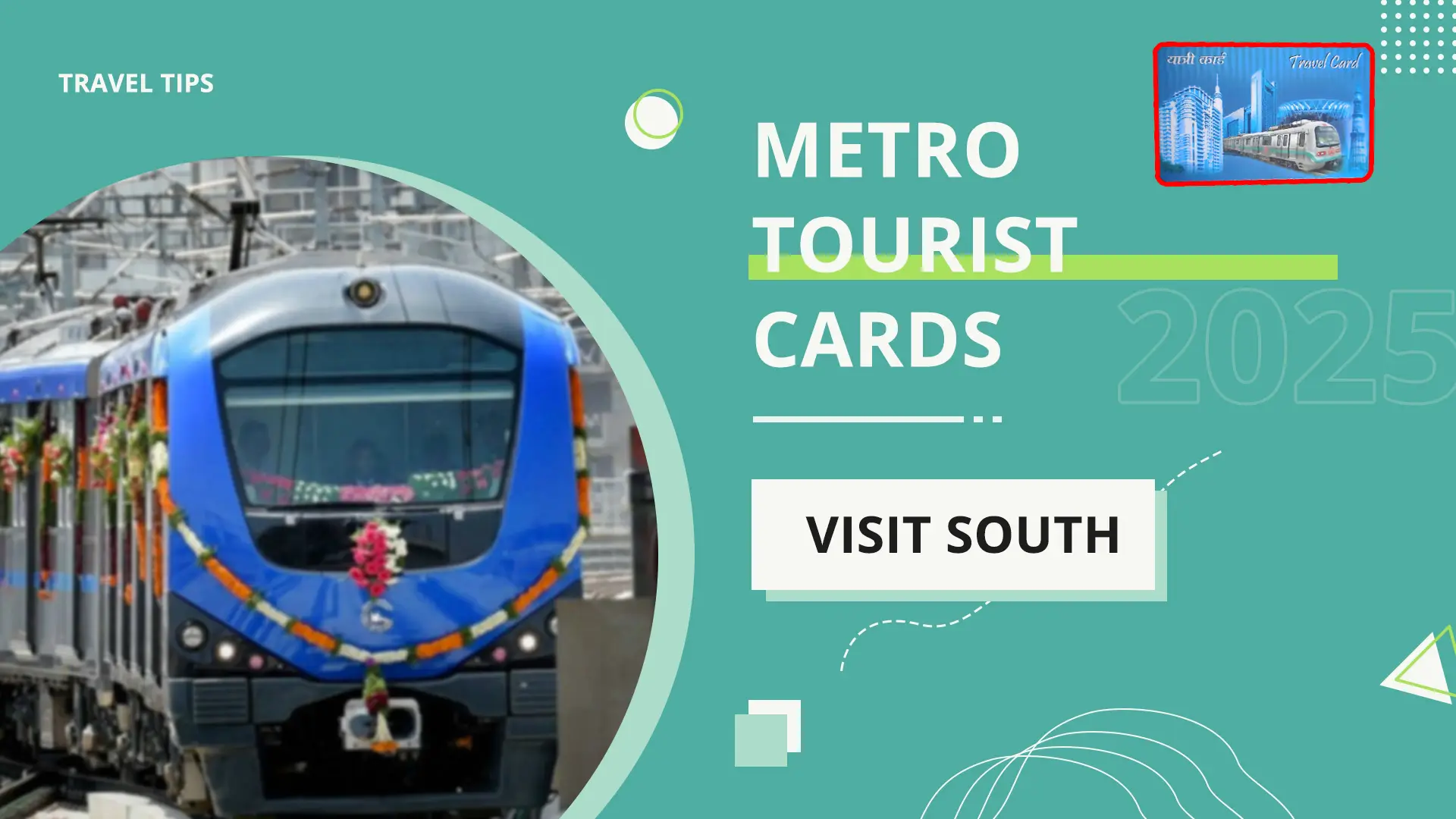 Tourist day‑pass cards and a phone with a QR ticket